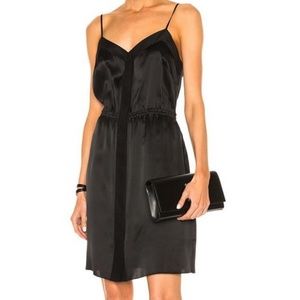 ATM Black Cami Silk Casual Dress
